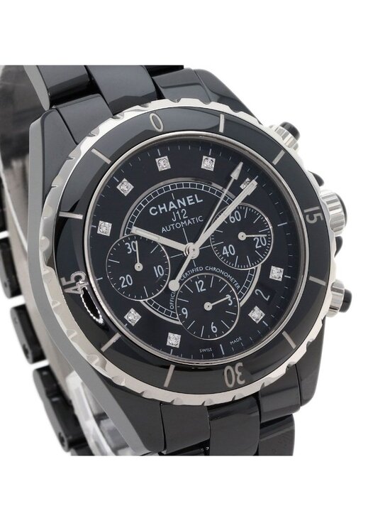 Chanel Chronograph 41 mm Diamond Watch Ceramic main image 6